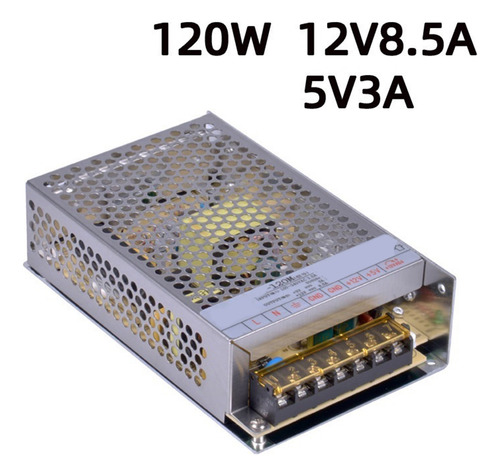 120w 12v8.5a-12v8a Potencia Regulada De Doble Salida