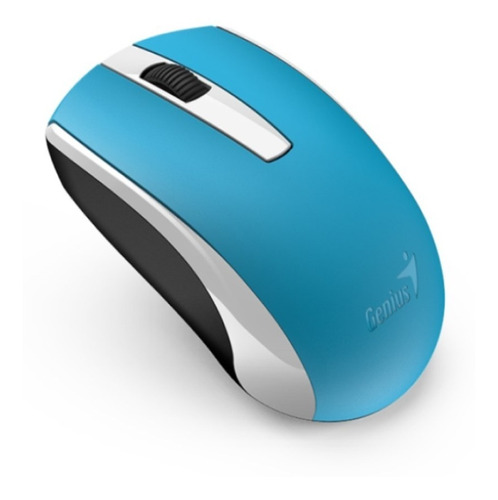 Mouse inalámbrico recargable Genius  ECO-8100 azul