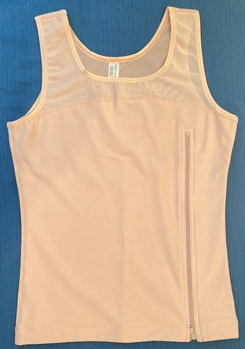 Imagen 2 de 7 de Faja Musculosa Camiseta Hombre Con Cierre Body Control 2202