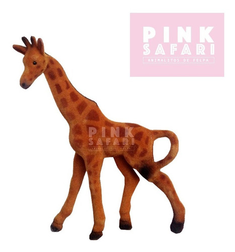 Jirafa Felpa Animal Jungla Decoracion Deco Cake Topper Zoo