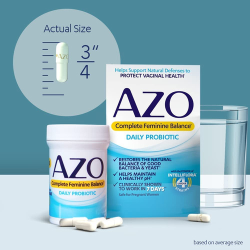 Azo Complete Feminine Balance Women's Daily Probiotic | Clin