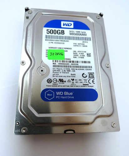 Disco Duro 500gb Western Digital Blue Wd5000aakx Sata 6gb  