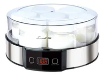 Comprar Yogurtera Digital Fabrica 7 Jarros De Vidrio Smart Tek Gtia