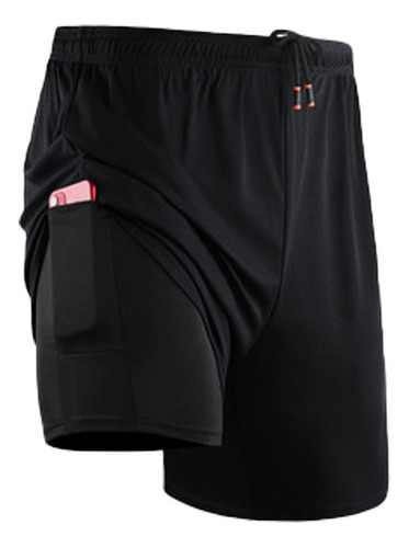 Bermudas De Fitness 2 En 1 Para Hombre Para Entrenamiento