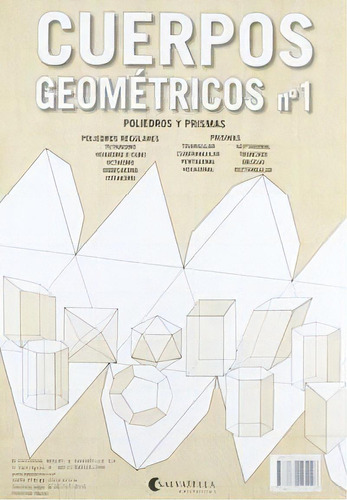 Cuerpos Geometricos 1, De Aa.vv.. Editorial Salvatella En Español