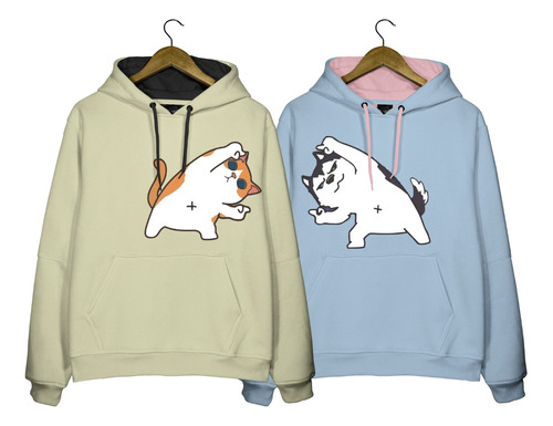 Busos Buzo Hoodie Parejas Enamorados Tiernos Muñecos Kwaii