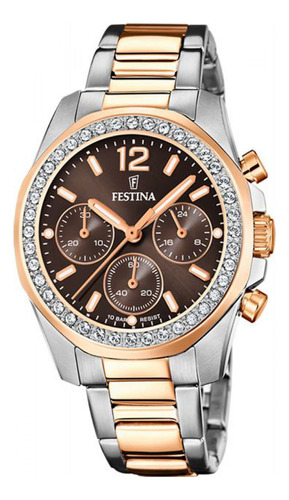 Reloj Para Mujer Festina Rainbow F20608/1 Plateado