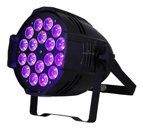 Luces Led Power Stage Psled057a Color Negro Rack Incluye 8