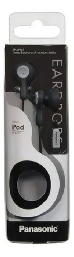 Auricular Panasonic Hv41 Ear Drops Stereo Calidad 3.5mm 90° Color Negro