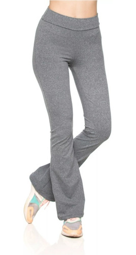 Calças Femininas Flare Legging Social Cintura Alta Barata