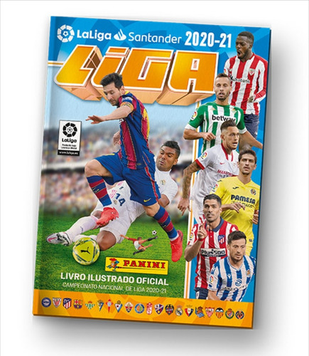 Álbum De Figurinhas La Liga Espanhola Santander 2020/21