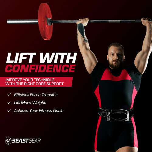 Powerbelt - Premium Double Prong Powerlifting Belt - 4? X 10