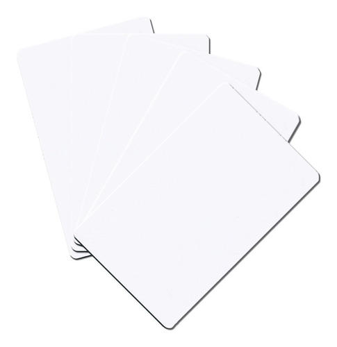 Tarjeta Plástica Blanca Impresoras De Tarjetas Pack X 100