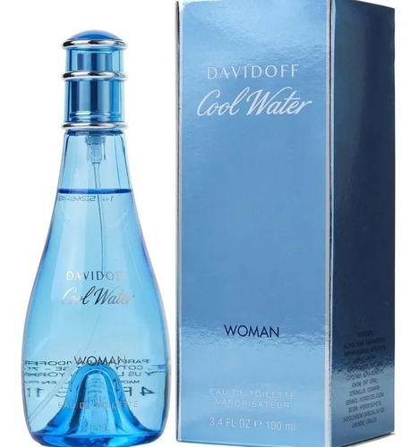 Perfume Davidoff Cool Water Para Mujer Edt 100 Ml Original 