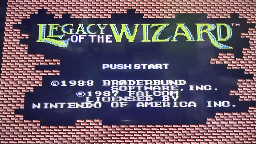 Legacy Of The Wizard Juego Para Nes (Usado)
