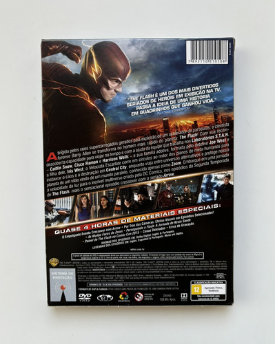 The Flash - Kit Blu-ray 1a Temporada + Dvd 2a, 3a E 4a Tempo (Usado)