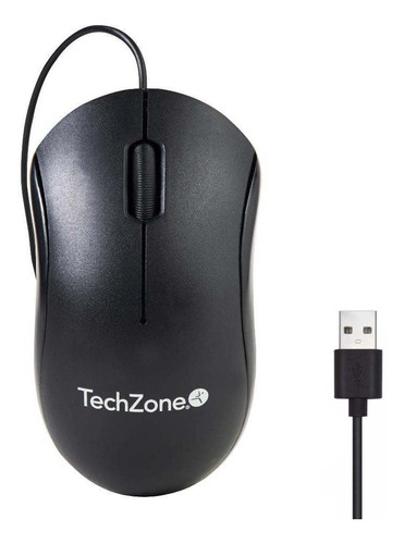 Mouse Alambrico Techzone Tzmou01 Optico 800dpi Usb Estandar