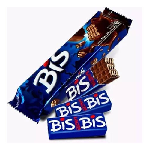 Oblea Chocolate Bis Lacta Display 20 Unidades