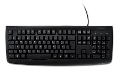 Teclado  Alámbrico For Life Lavable Kensington - Negro 