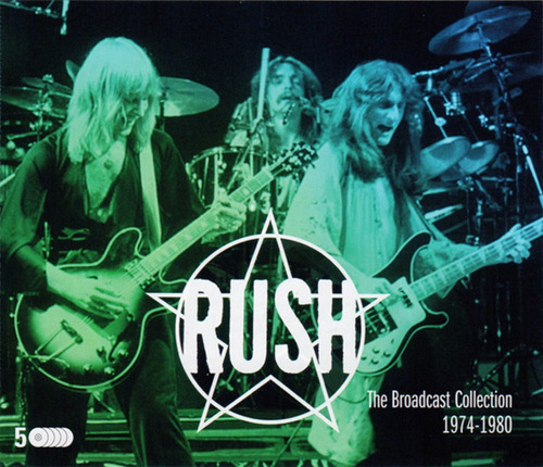 Rush The Broadcast Collection 1974-1980 Boxset 5cd Nuevo