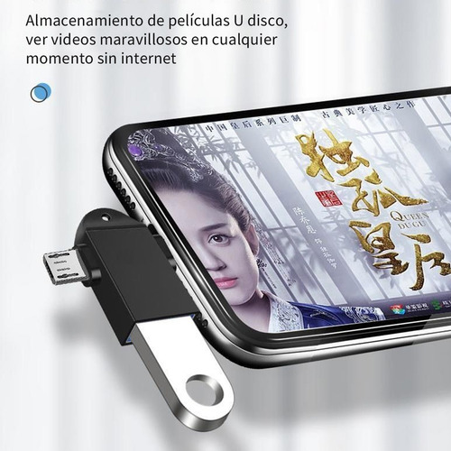 Adaptador Usb Otg 2 En 1 Micro Usb Tipo C