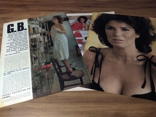 (ar649) Graciela Borges * Clippings Revista 3 Pgs * 1978
