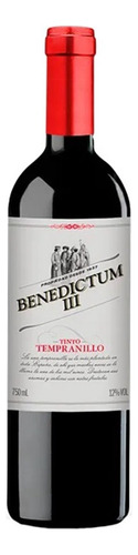 Vinho Espanhol Benedictum Iii Selección 2 Anos Tinto 750ml