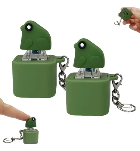 Brinquedo Anti-stress De 2 Peças Com Som De Sapo Coaxante