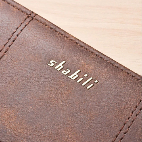 Carteira Casual Masculina Com Zíper Longo