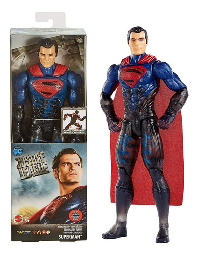 Superman Stealth Suit Figura Dc Justice League Movie 