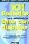 Libro 101 Consejos Para Mantenerse Sano Con Diabetes De Asso