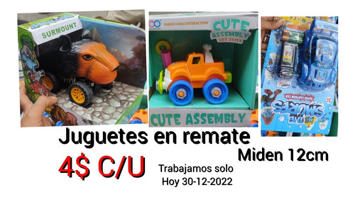 Juguete, Carros, Carritos, Nuevos. Miden 12cm