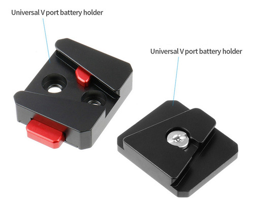 Cámara Quick Release V Mount Lock Qr System 1/4 Para TriPod