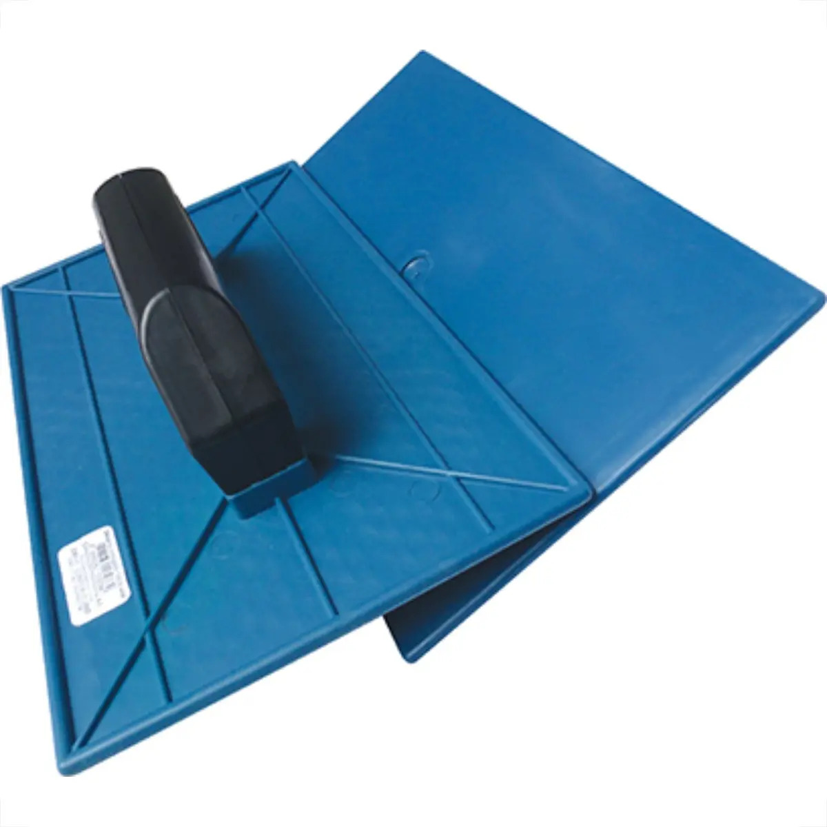 Desempenadeira Lisa Emave PVC 20cm Azul Construção Civil