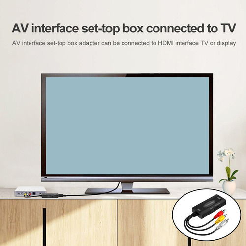 . Convertidor Rca A / A Rca Adaptador Av Compatible Con Av A