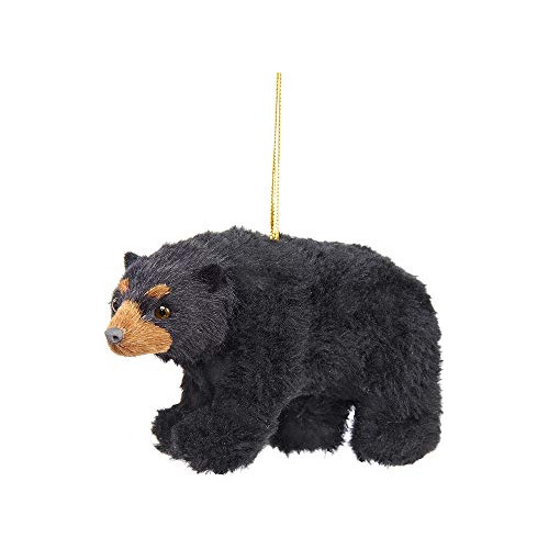 Adorno De Oso Negro De Peluche De 4,5 Pulgadas De Kurt ...