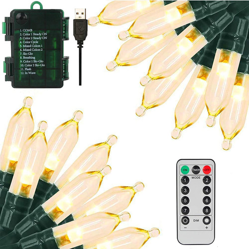 Mzd8391 Tira De Luces De Navidad Con 100 Luces Led Que Cambi