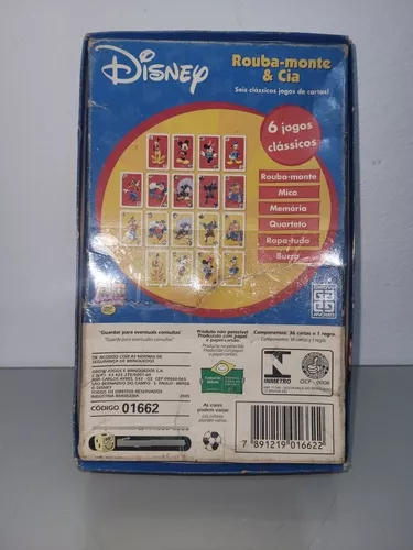 Jogo De Cartas Rouba Monte E Cia Princesas Disney em Promoção na Americanas