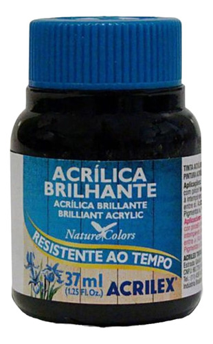 Tinta Acrílica Brilhante 37ml Acrilex C/6 Cores Sua Escolha