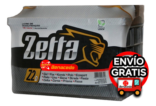 Bateria 100 Amp Zetta