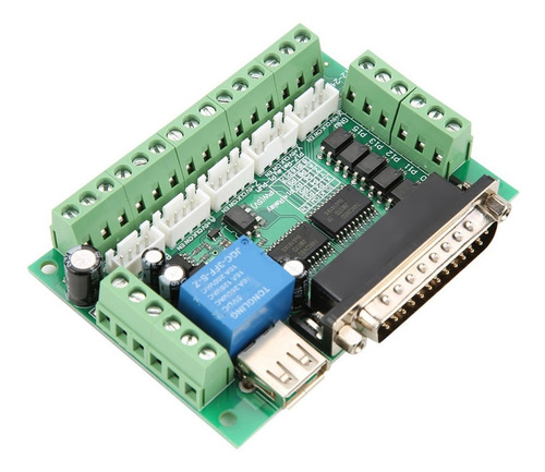 Placa Interfaz Cnc Lpt Mach3 5 Ejes