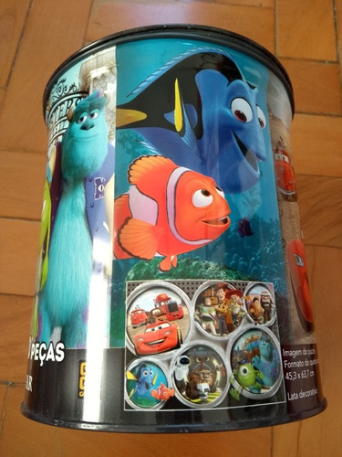 Imagem 2 de 7 de Lata Vazia Puzzle Disney Puxar Grow - Sem Quebra Cabeça Usad