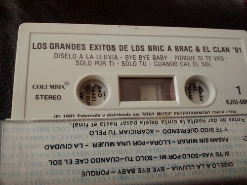 Cassette De Los Brica Brac El Clan 91 Grandes Exit(279