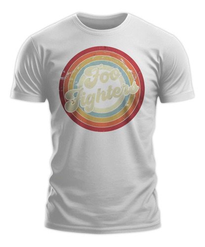 Polera Gustore De Foo Fiighters Retro