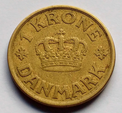 Moneda De Dinamarca, 1 Krone 1926.