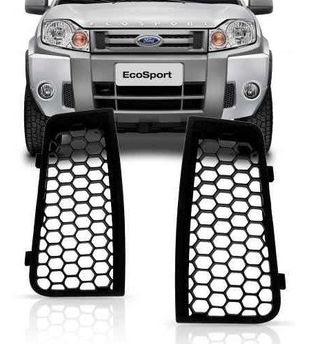 Par Moldura Grade Parachoque Ecosport 08 09 10 11 12 Retov