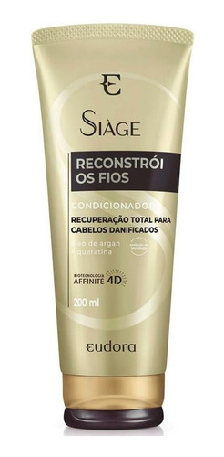 Siáge Reconstrói Fios Shampoo + Condi + Máscara + Queratina