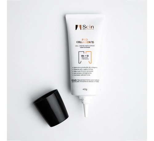 Pro Collagen 15 - Gel Creme Anti-idade Com 15 Ativos