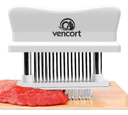 Ablandador De Carne Tenderizador Blanco Profesional Vencort