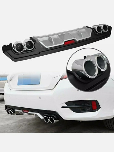 Spoiler Difusor Compatible Con Marca Honda Civic Universal